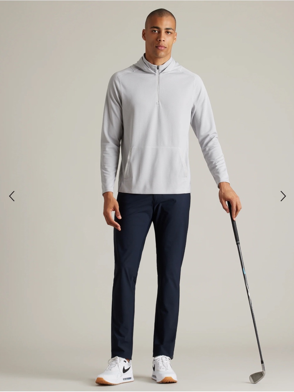 RHONE Sleek Gray Athletic Top